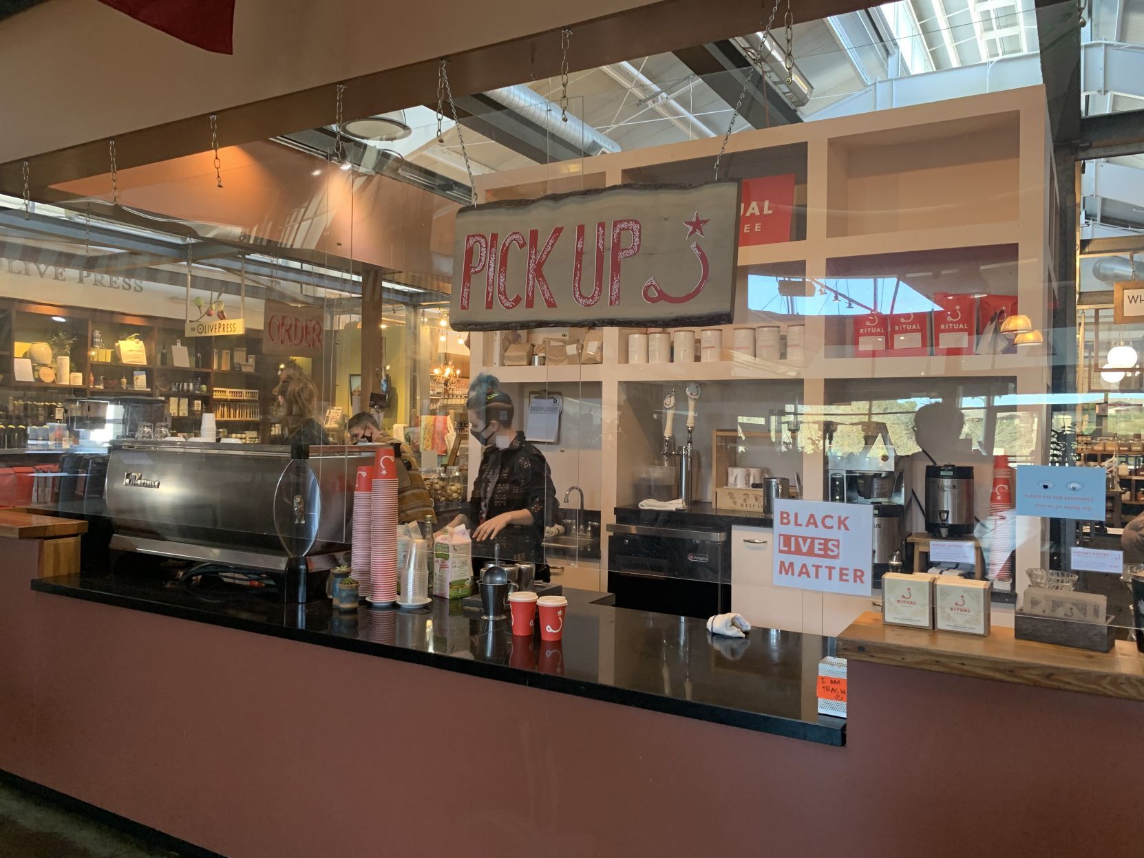 Ritual Coffee Roasters in Napa's Oxbow Public Market.